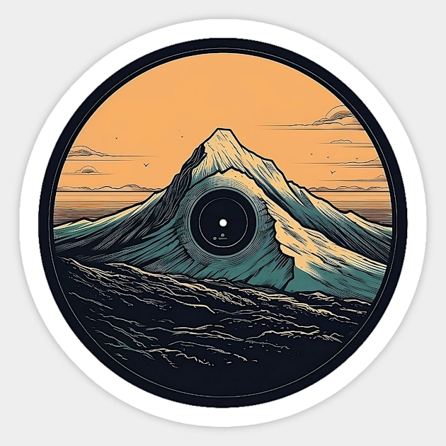 Sounds of the Mountain Sticker by RYPEstuff